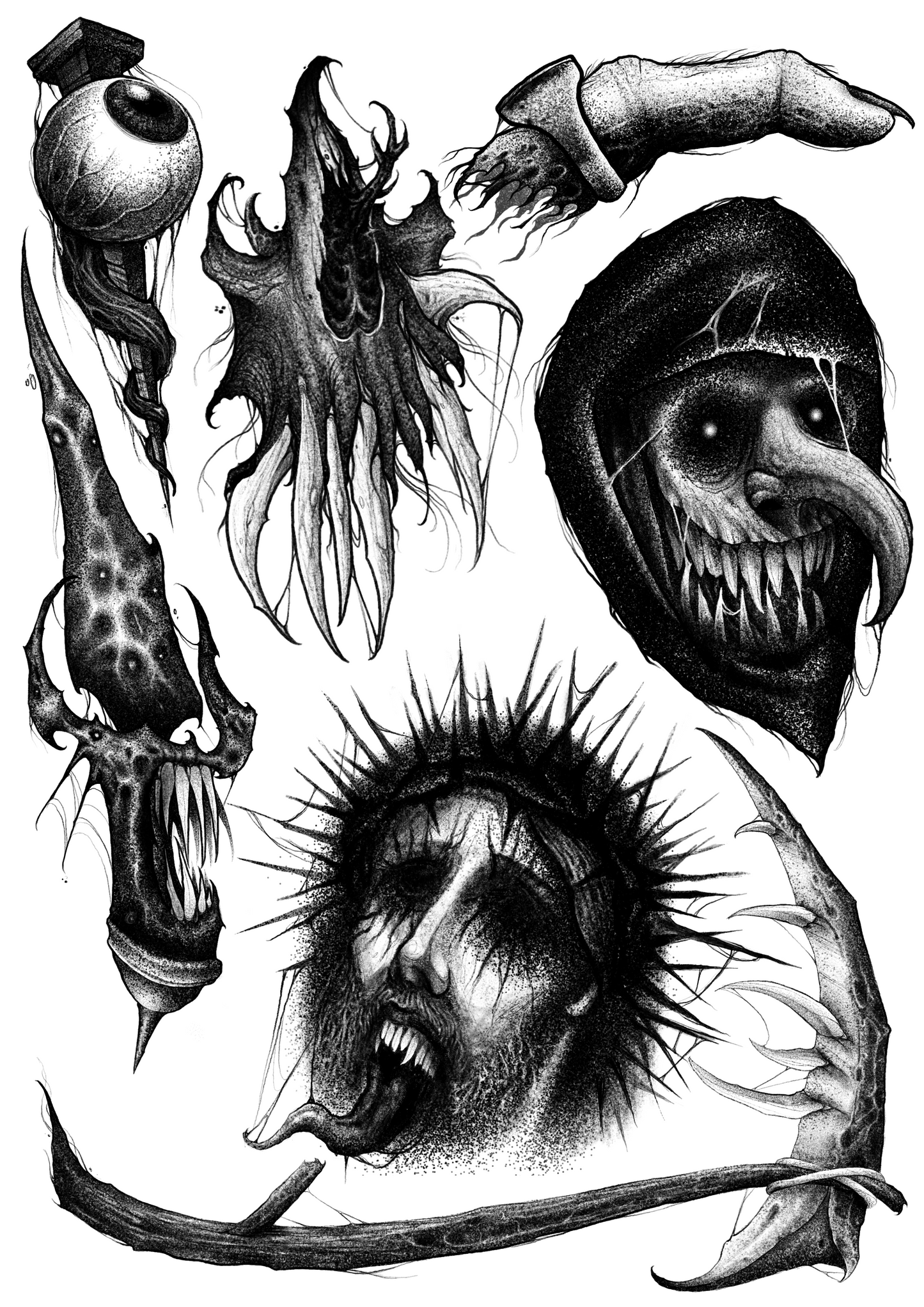 Dead Jesus and Friends door Bengel Tattoo Art op A3